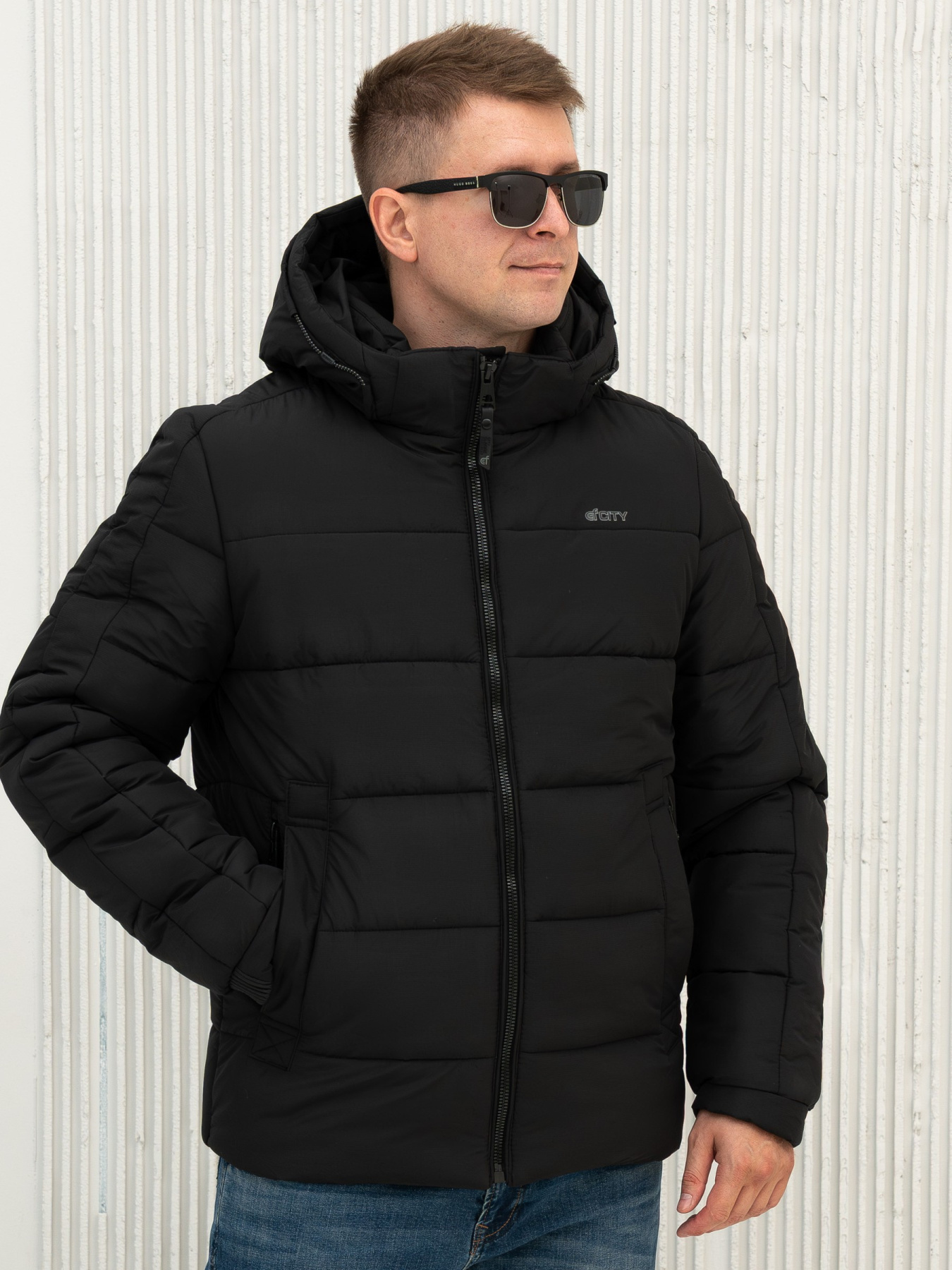 Зимова куртка City Fashion Classic модель 125-CFK-BLC Фото