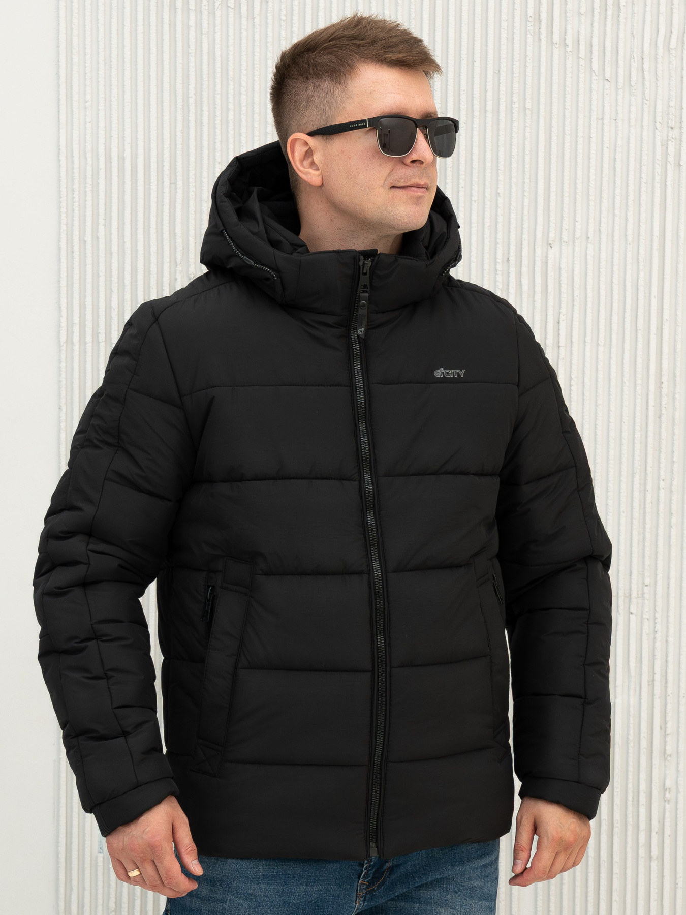 Зимова куртка City Fashion Classic модель 125-CFK-BLC Фото