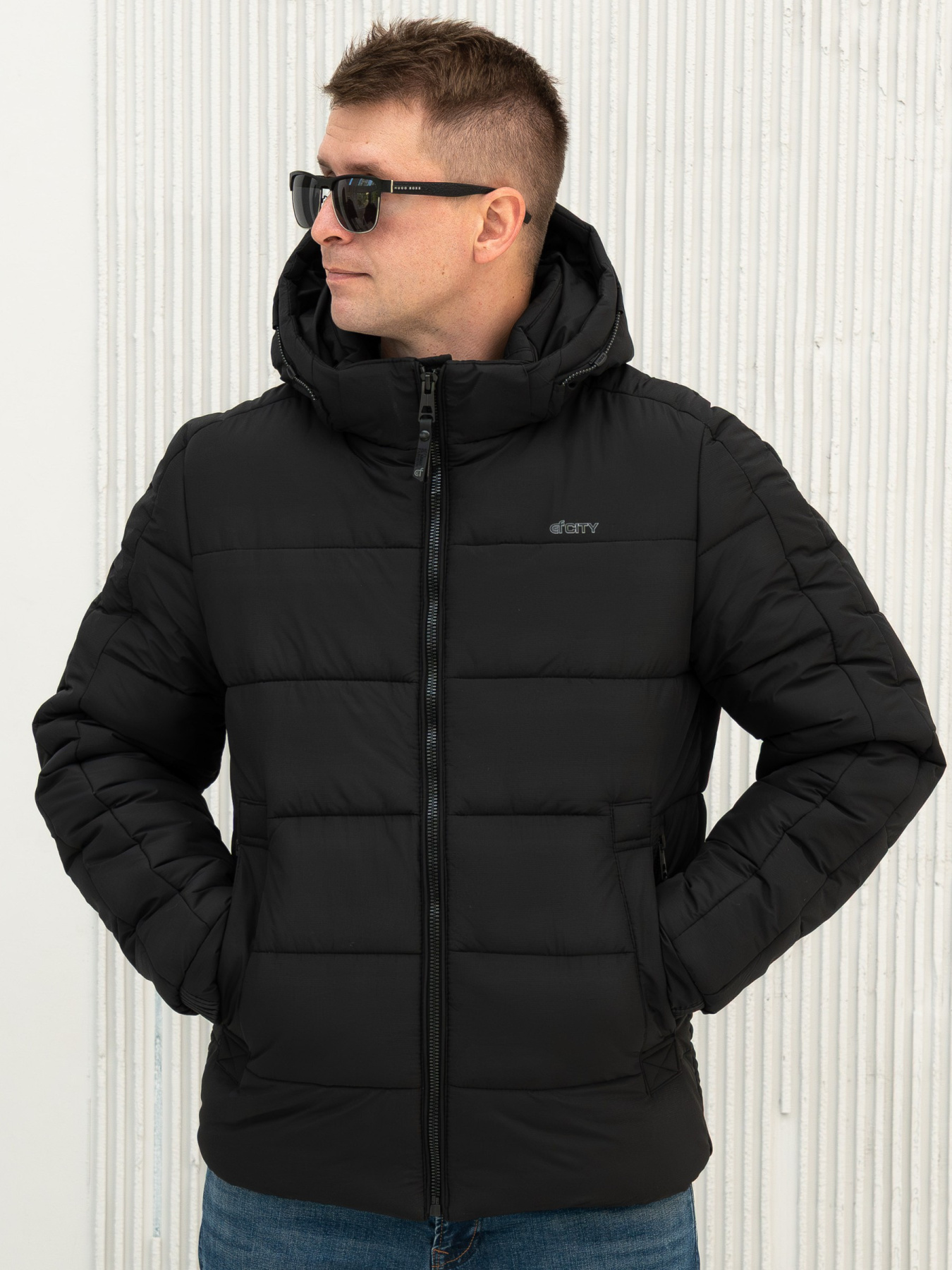 Зимова куртка City Fashion Classic модель 125-CFK-BLC Фото