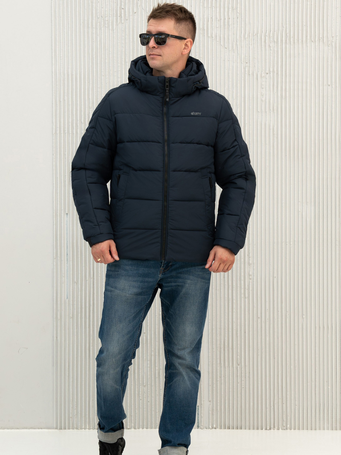 Зимова куртка City Fashion Classic модель 125-CFK-BL Фото