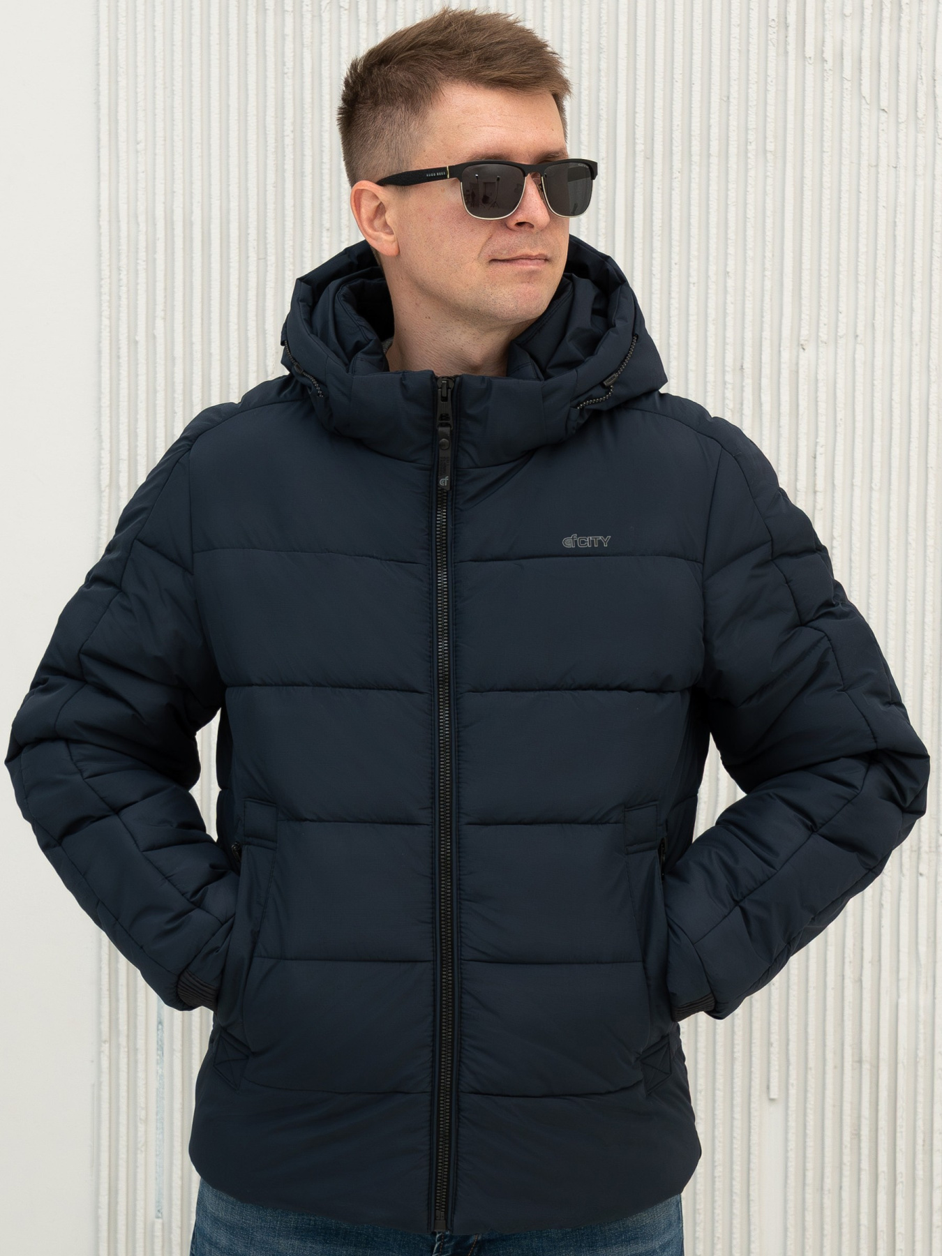 Зимова куртка City Fashion Classic модель 125-CFK-BL Фото