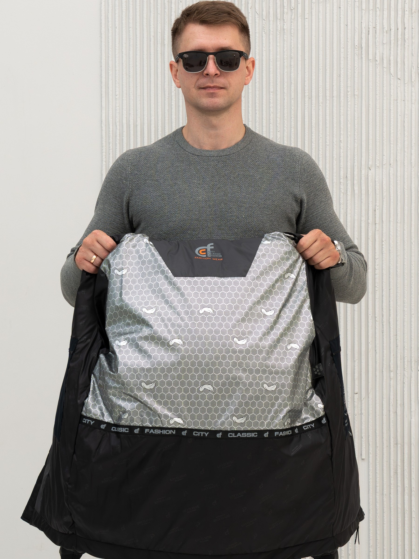 Зимова куртка City Fashion Classic модель 124-CFK-BLC Фото