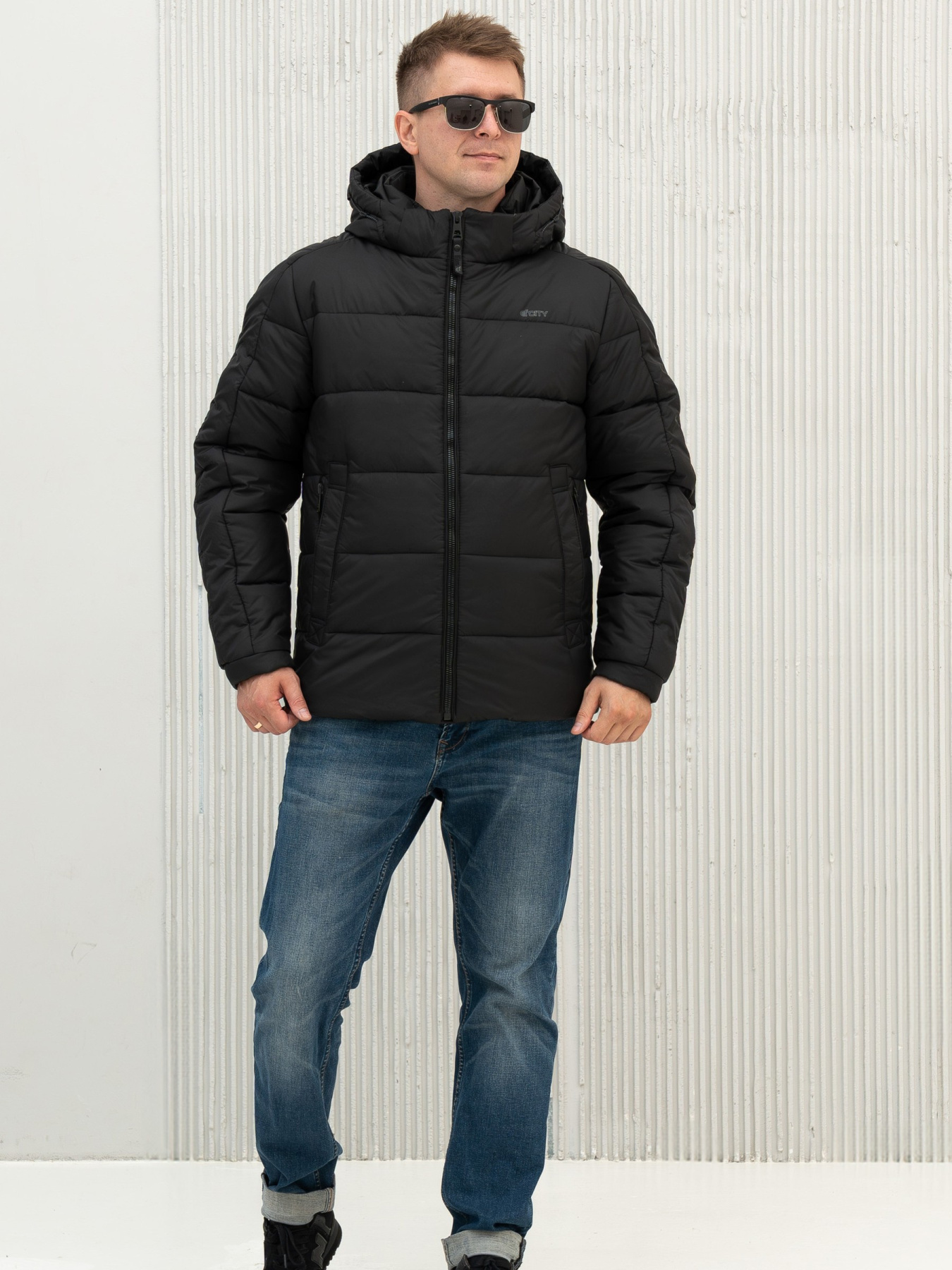 Зимова куртка City Fashion Classic модель 124-CFK-BLC Фото