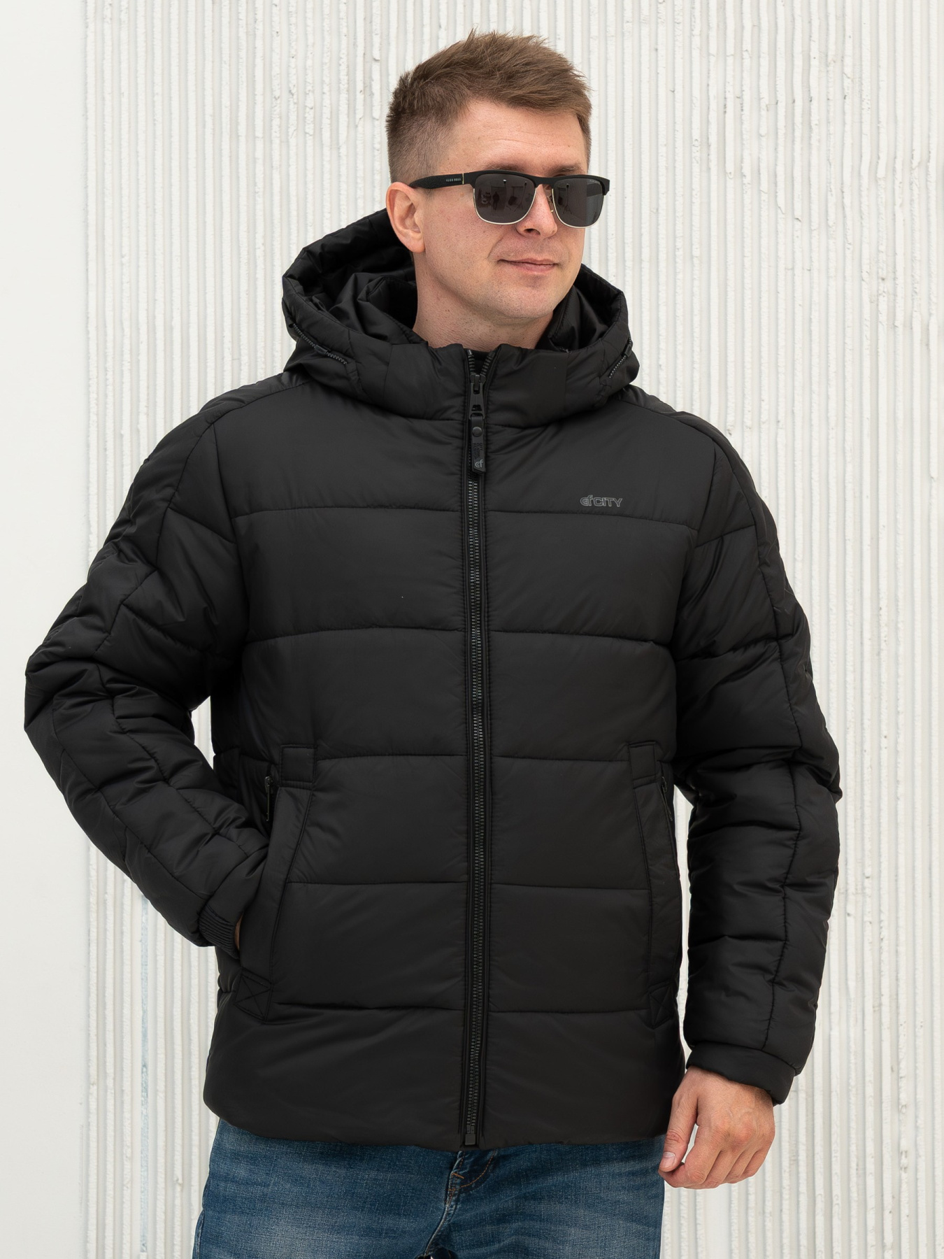 Зимова куртка City Fashion Classic модель 124-CFK-BLC Фото