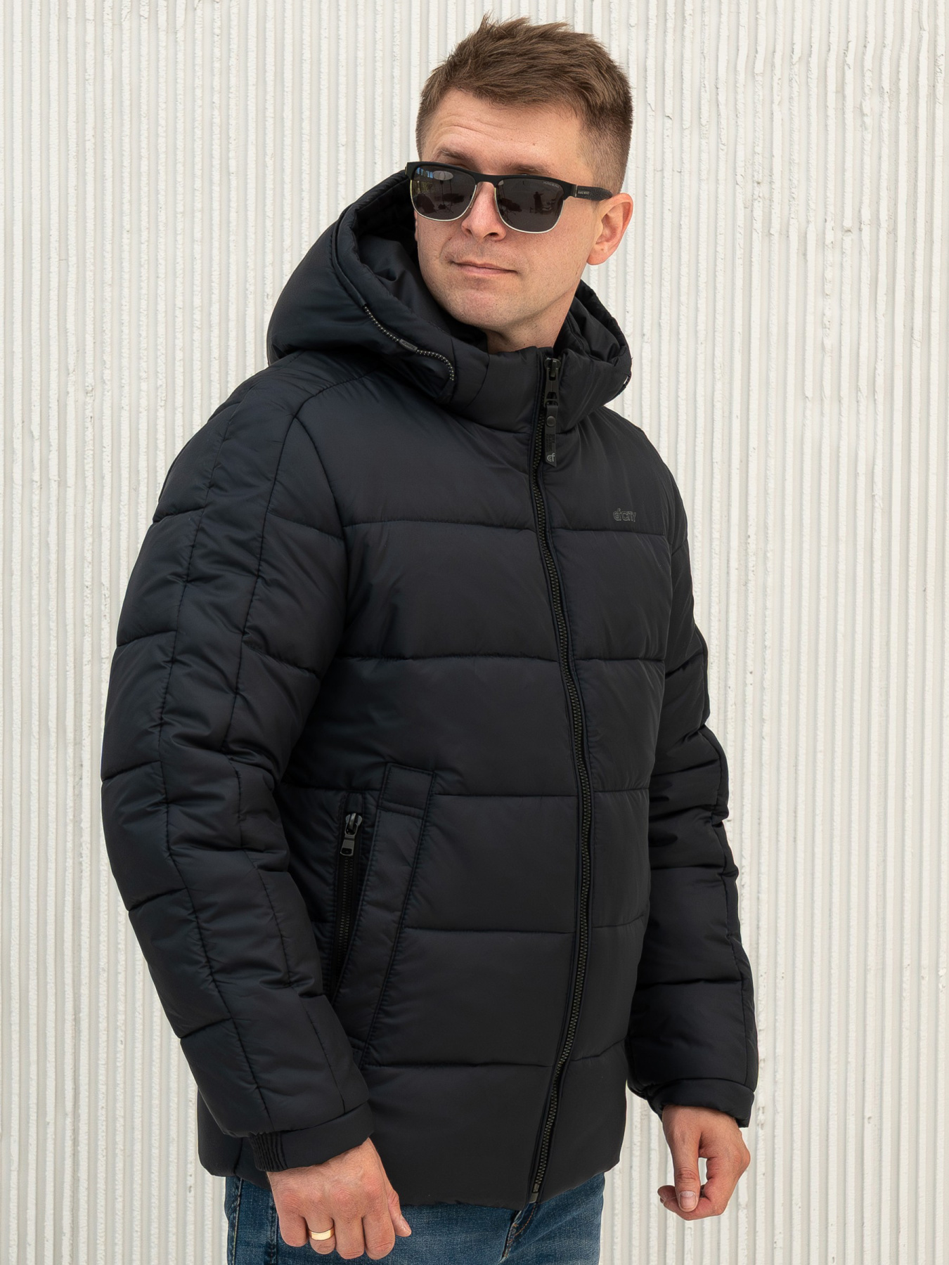 Зимова куртка City Fashion Classic модель 124-CFK-BL Фото