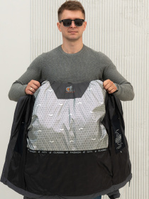 Зимова куртка City Fashion Classic модель 124-CFK-BL Фото