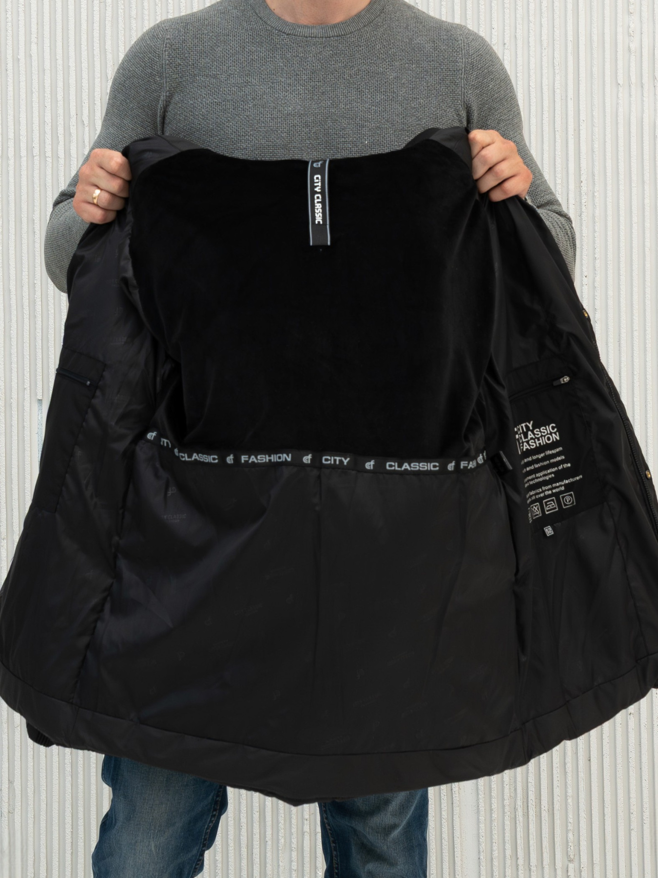 Зимова куртка City Fashion Classic модель 81-CFK-BL Фото