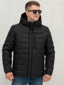 Зимова куртка City Fashion Classic модель 47-5-CFK-BLC Фото