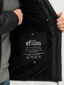 Зимова куртка City Fashion Classic модель 47-5-CFK-BLC Фото