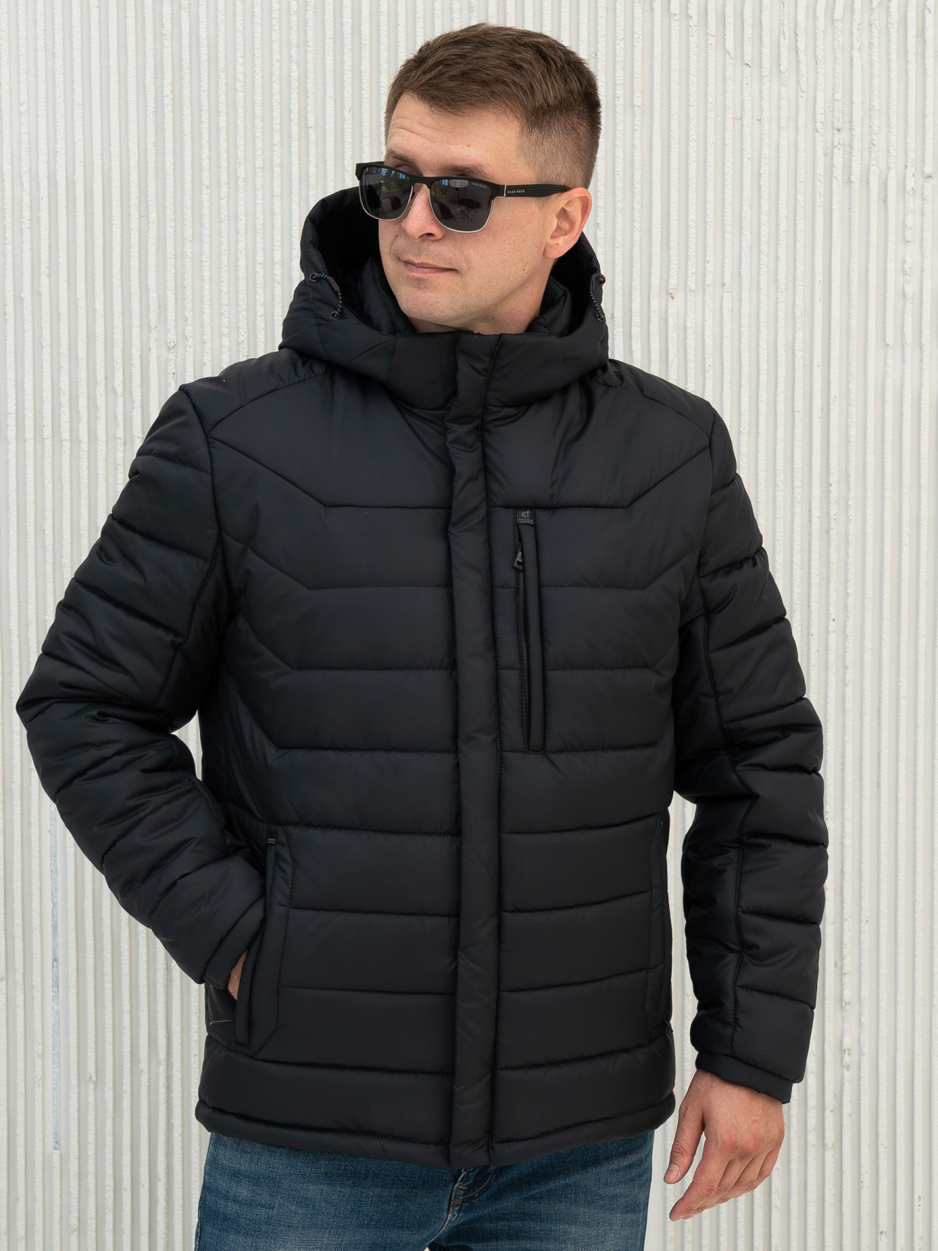 Зимова куртка City Fashion Classic модель 47-5-CFK-BL Фото