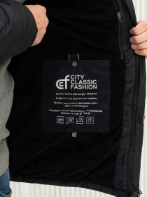 Зимова куртка City Fashion Classic модель 47-5-CFK-BL Фото