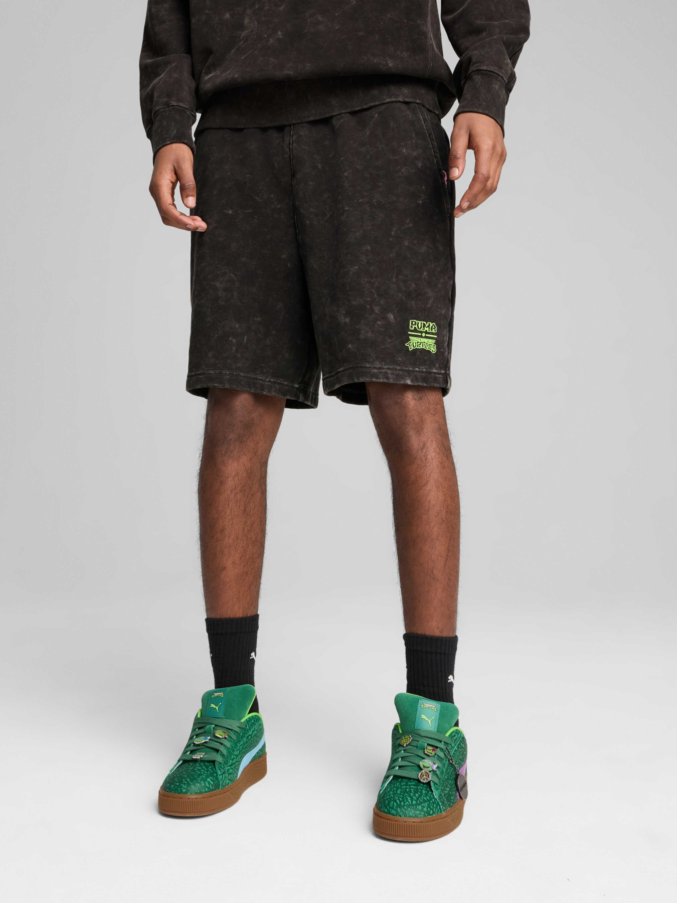 Шорты PUMA x Tmnt Relaxed Shorts модель 630101 Фото