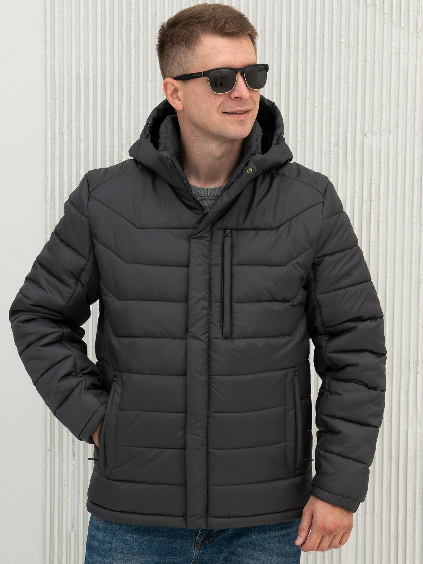 Зимова куртка City Fashion Classic модель 47-5-CFK-GR Фото