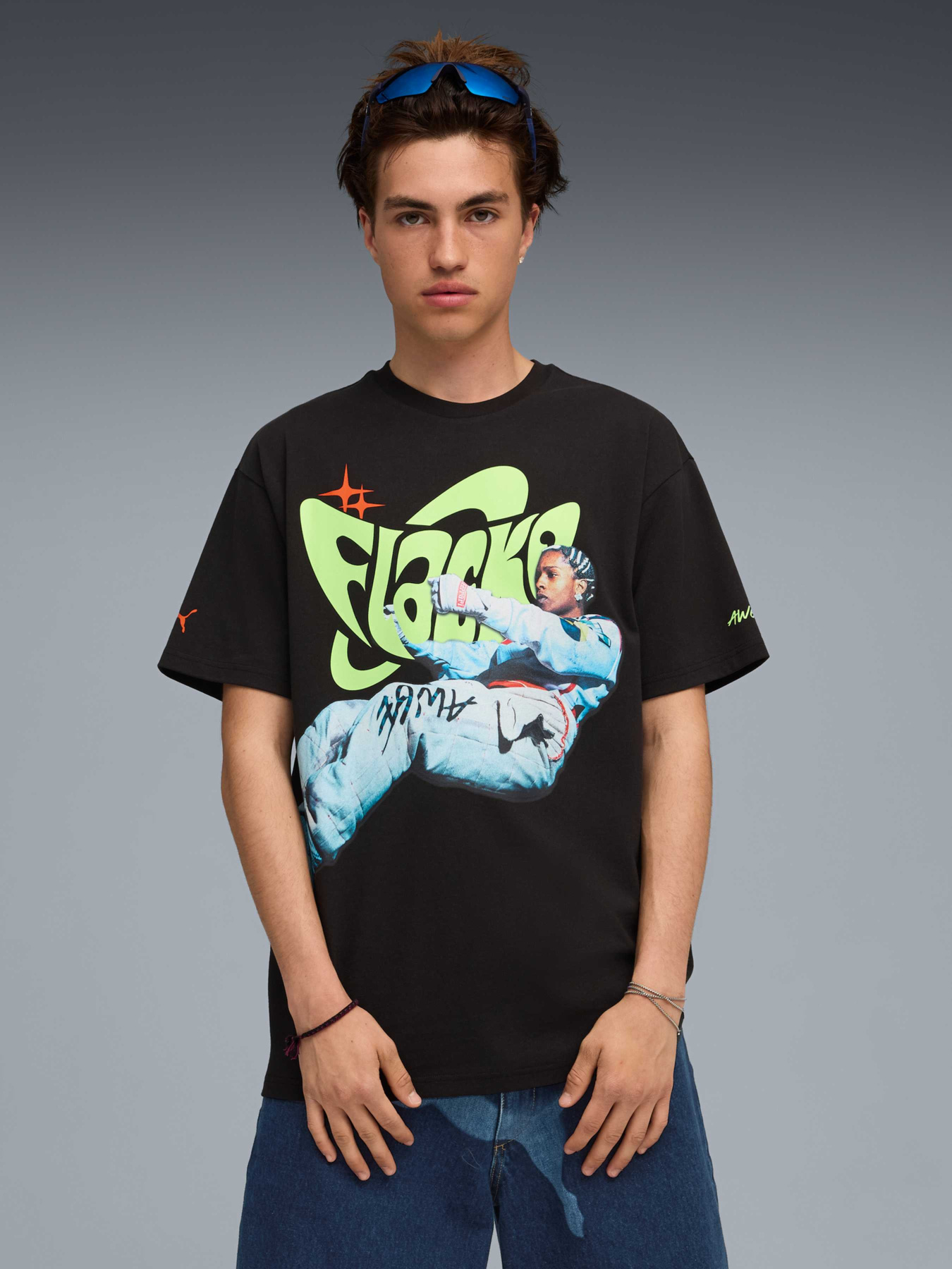 Футболка PUMA A$ap Rocky Flacko Drive Tee модель 633389 Фото