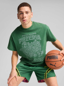 Футболка PUMA Hoops x Tmnt Tee I модель 630928 Фото