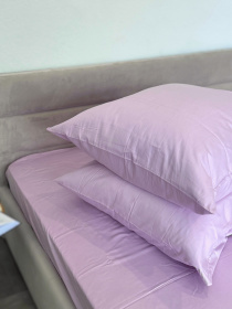 Комплект наволочок із сатину 2 шт. бузкового кольору Iris Ecotton модель 24734 Фото