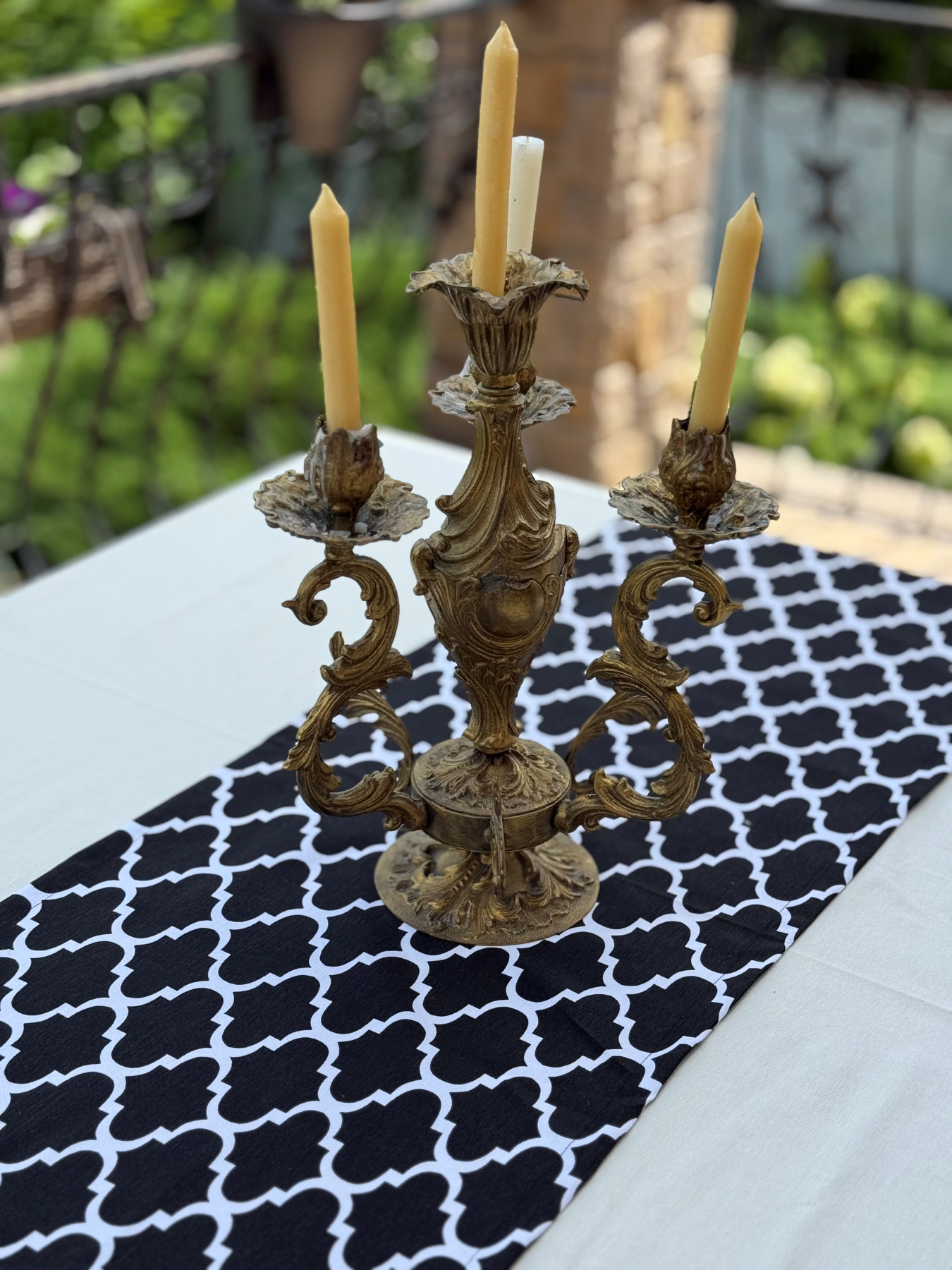 Ранер-доріжка для обіднього столу DUCK водовідштовхуюча чорно-білого кольору Ecotton модель 25147 Фото