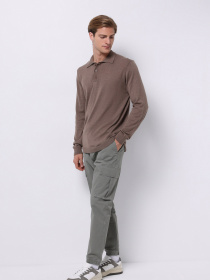 Светр Чоловічий коричневий  Cl1076070 модель CL1076070_Q1.V1_BME Фото