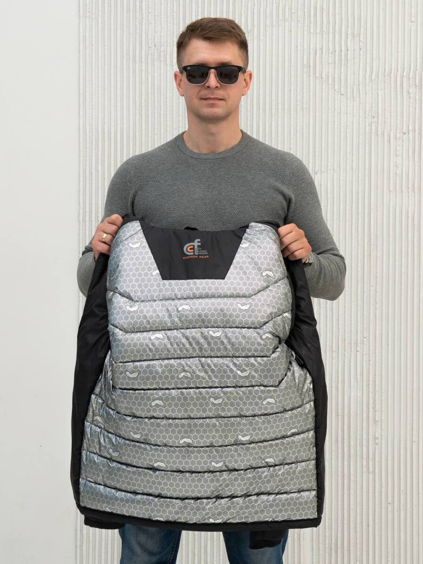 Демісезонна куртка City Fashion Classic модель 67-CFK-BLC Фото