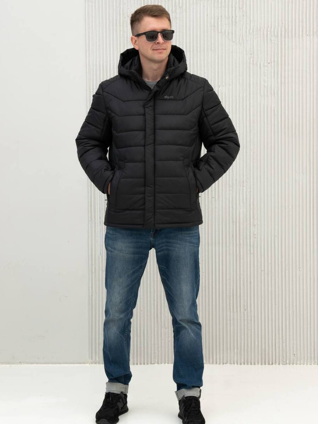 Демісезонна куртка City Fashion Classic модель 67-CFK-BLC Фото