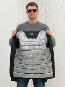 Демісезонна куртка City Fashion Classic модель 67-CFK-BLU Фото