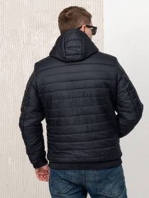 Демисезонная куртка City Fashion Classic модель 35-BLU Фото