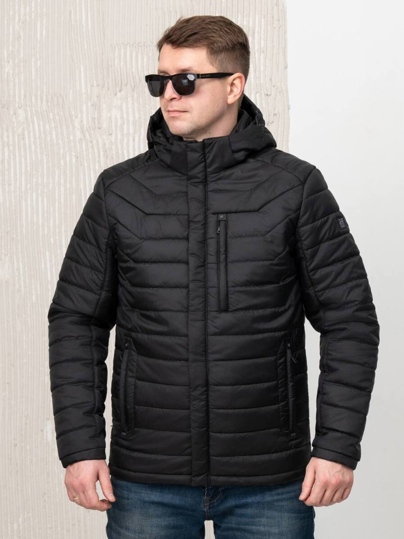 Демісезонна куртка City Fashion Classic модель 65-CFK-BLC Фото