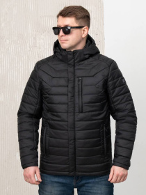 Демисезонная куртка City Fashion Classic модель 65-CFK-BLC Фото