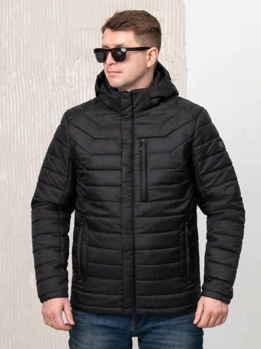 Демисезонная куртка City Fashion Classic модель 65-CFK-BLC Фото