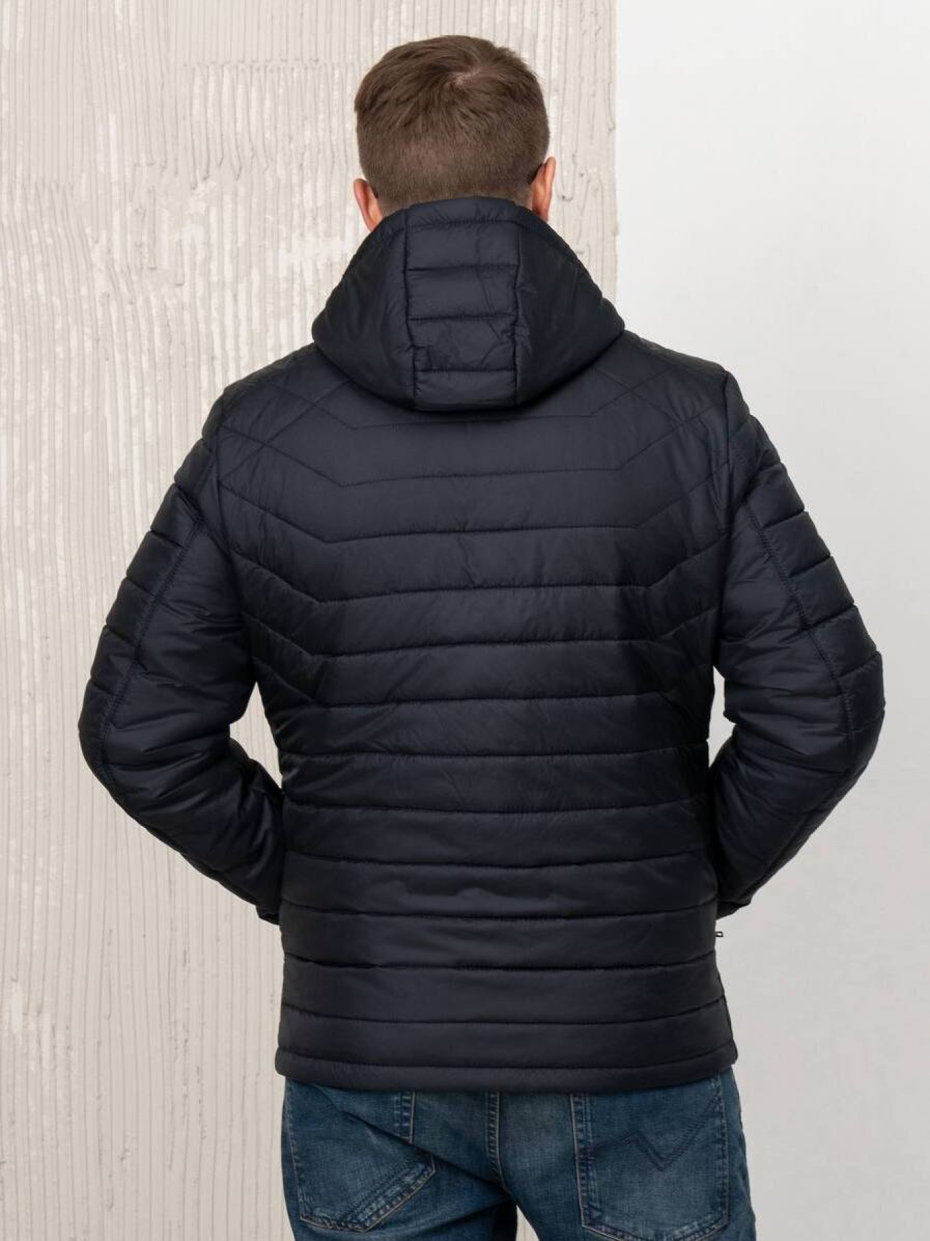 Демісезонна куртка City Fashion Classic модель 65-CFK-BLU Фото