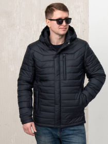 Демисезонная куртка City Fashion Classic модель 65-CFK-BLU Фото