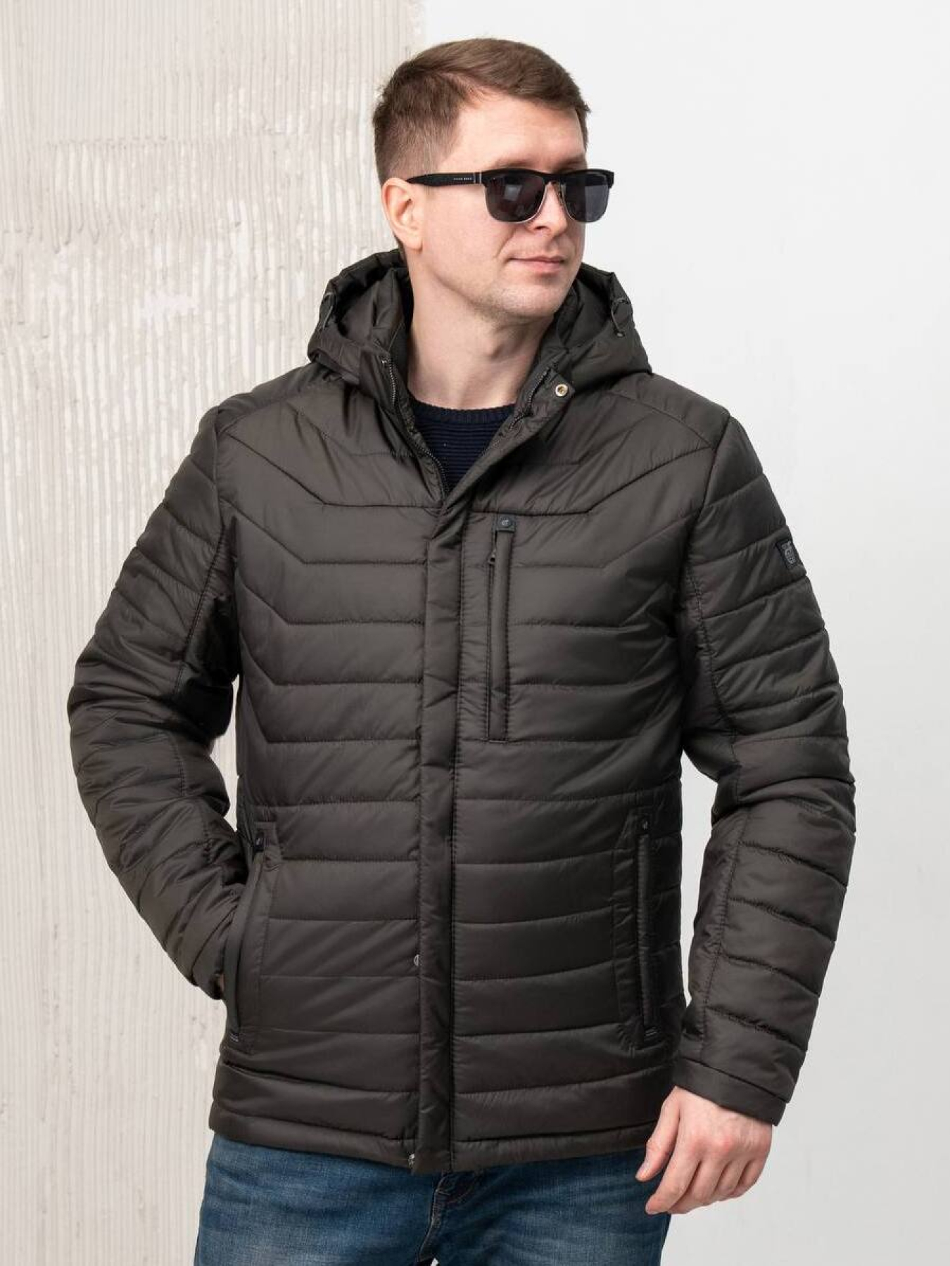 Демісезонна куртка City Fashion Classic модель 65-CFK-KH Фото