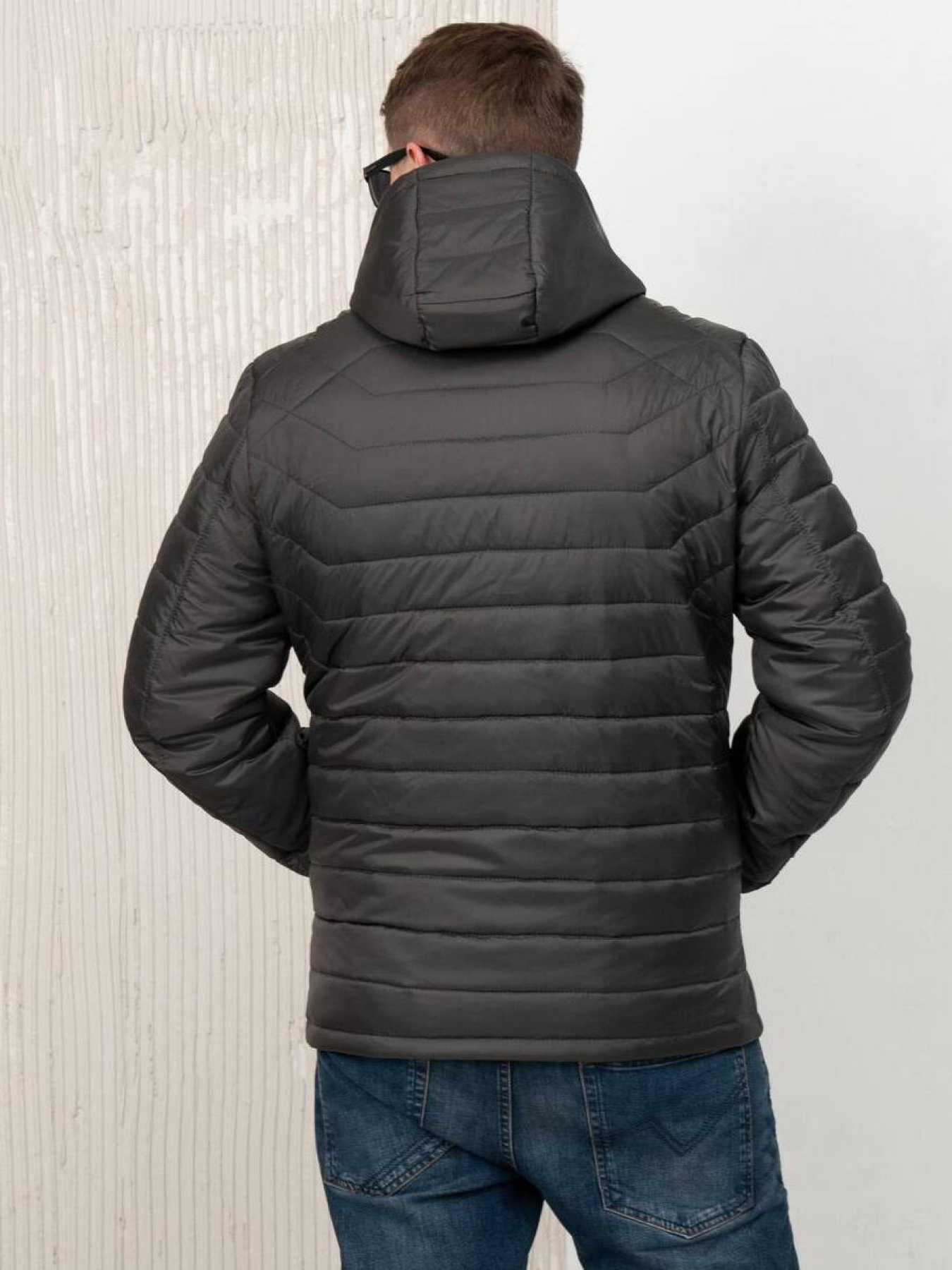 Демісезонна куртка City Fashion Classic модель 65-CFK-GR Фото