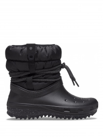 Сапоги дутики Crocs модель 207312Blk Фото