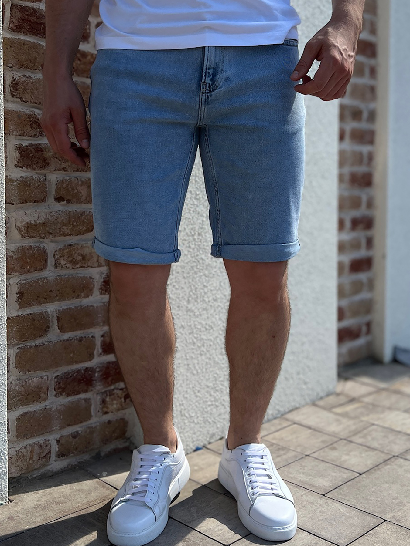 Джинсовые шорты Trend Collection модель TC12489BlueLightSHRT Фото