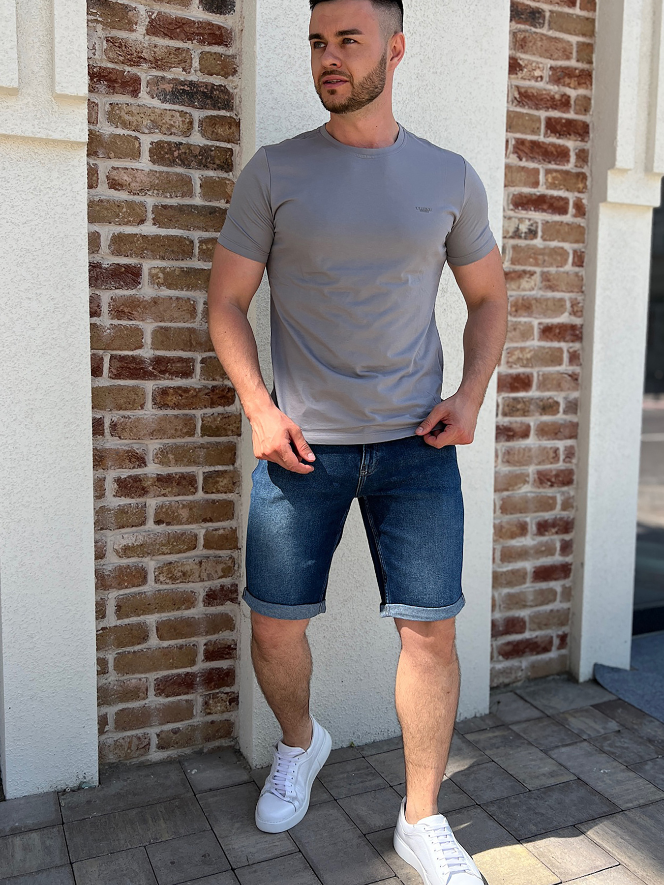 Джинсовые шорты Trend Collection модель TC12488BlueSHRT Фото