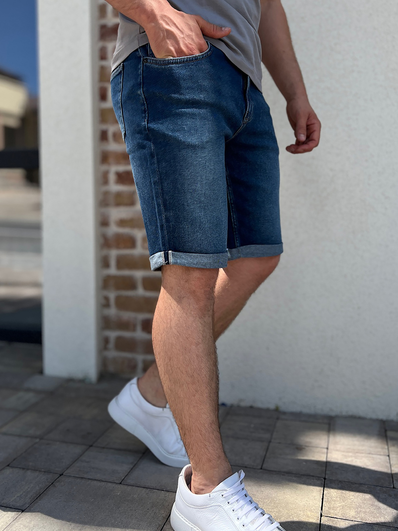 Джинсовые шорты Trend Collection модель TC12488BlueSHRT Фото