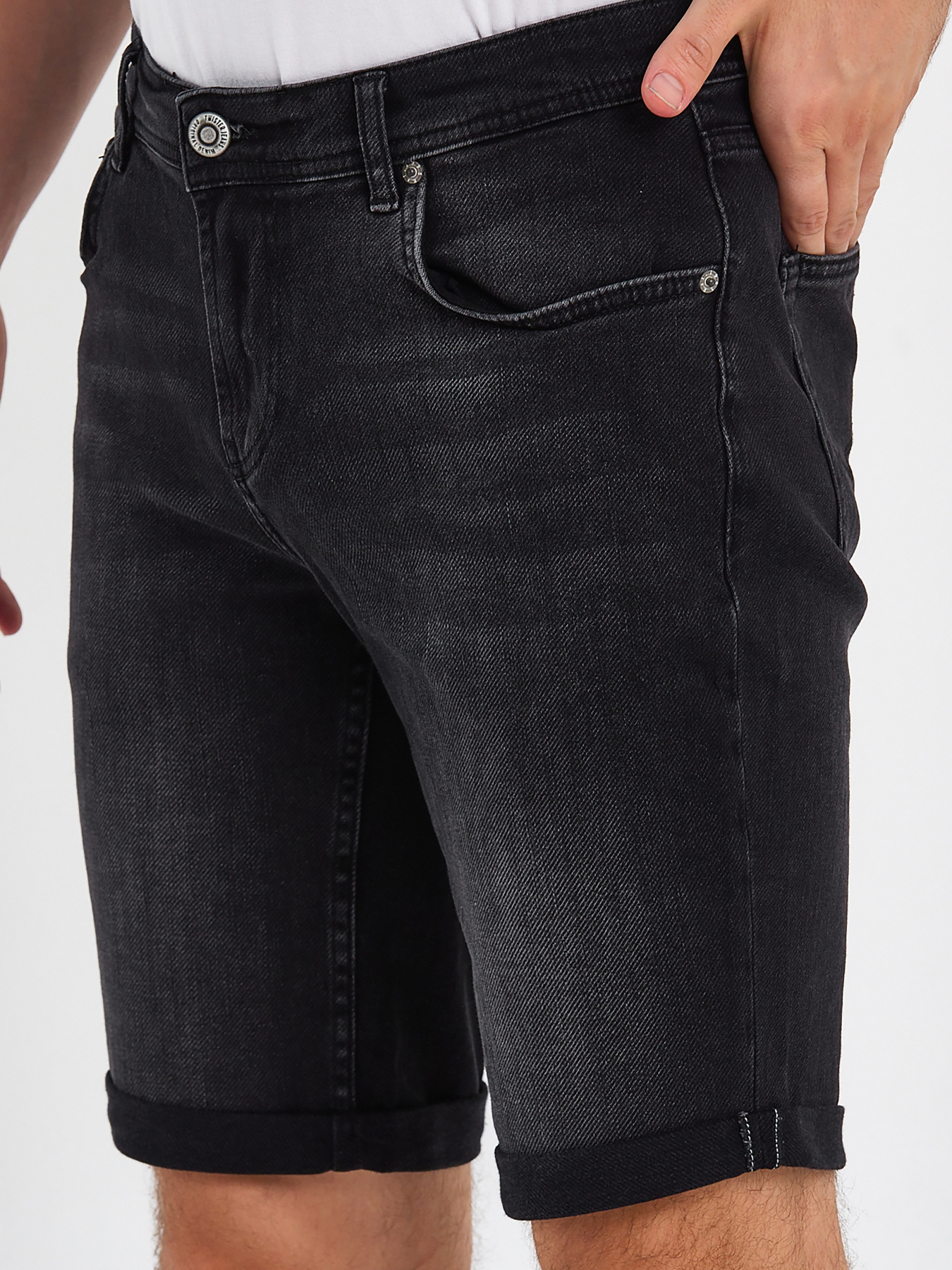 Джинсові шорти Trend Collection модель TC8928BlackSHRT Фото