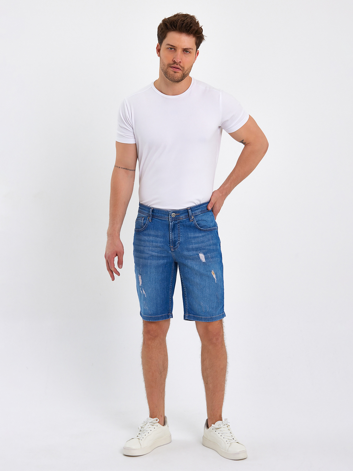 Джинсовые шорты Trend Collection модель TC8918BlueSHRT Фото