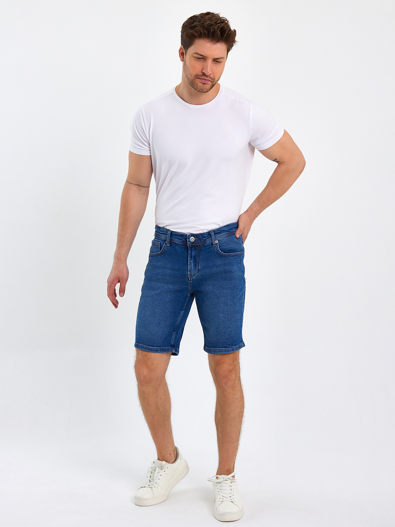 Джинсовые шорты Trend Collection модель TC8396BlueSHRT Фото