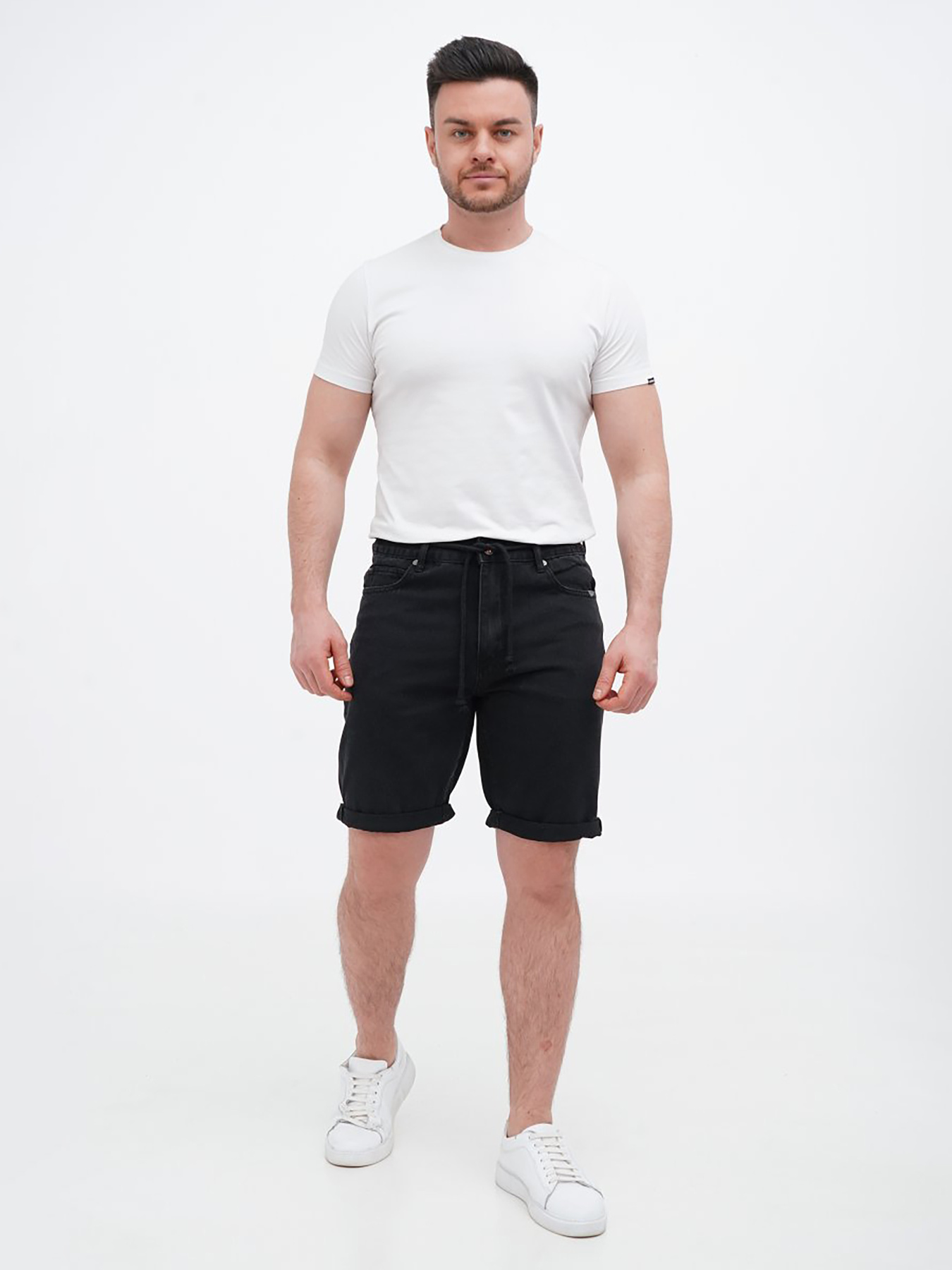 Джинсовые шорты Trend Collection модель TC13707BlackSHRT Джинсовые шорты Trend Collection модель TC13707BlackSHRT Фото