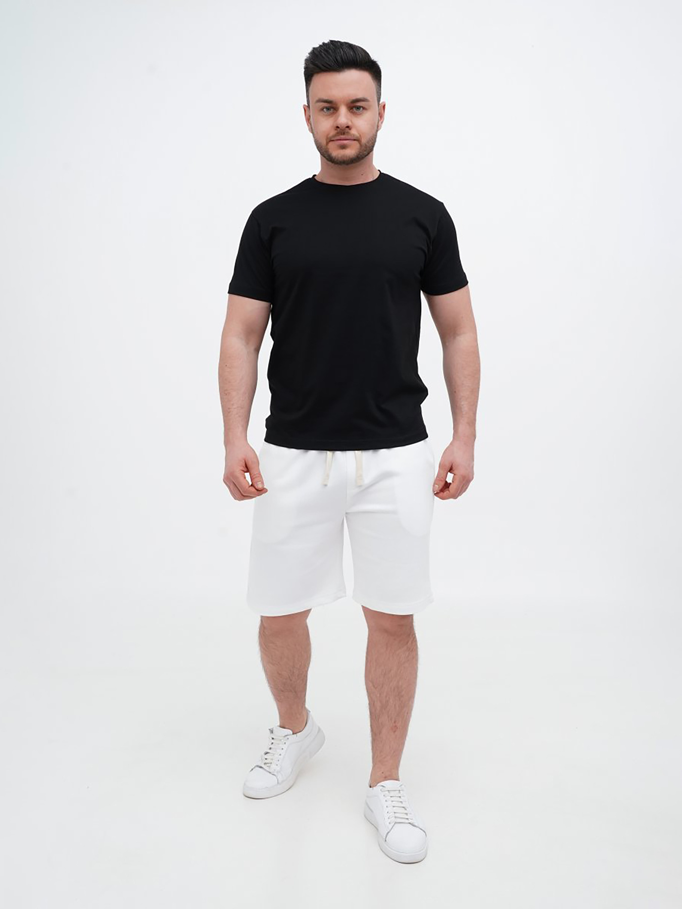 Шорти спортивні Trend Collection модель TC13618WhiteSPRTSHRT Фото