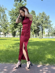 Платье макси CAT ORANGE модель 5826c Платье макси CAT ORANGE модель 5826c Фото