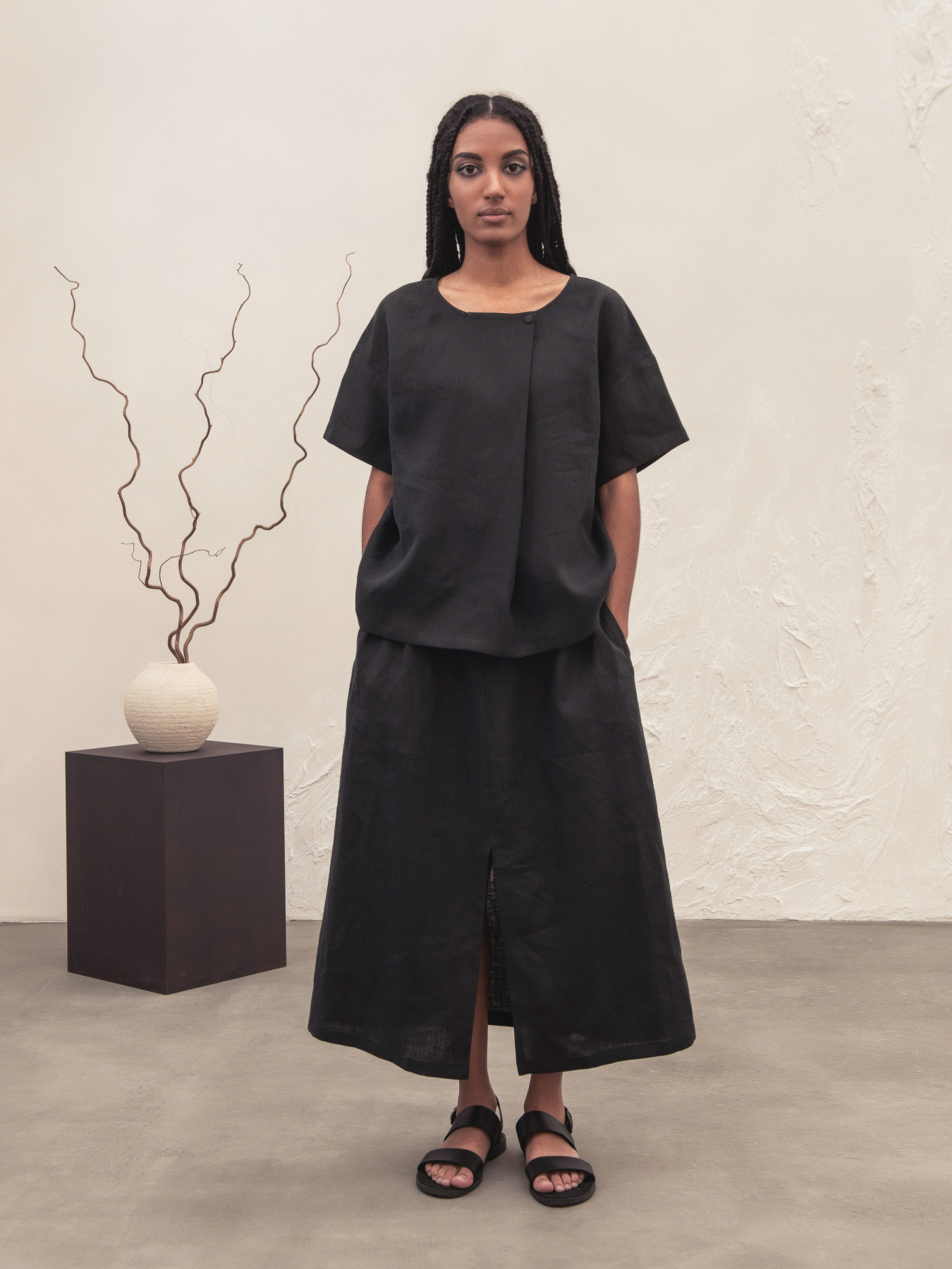 Юбка миди HankaKohana Lidia модель HK1221002b Фото