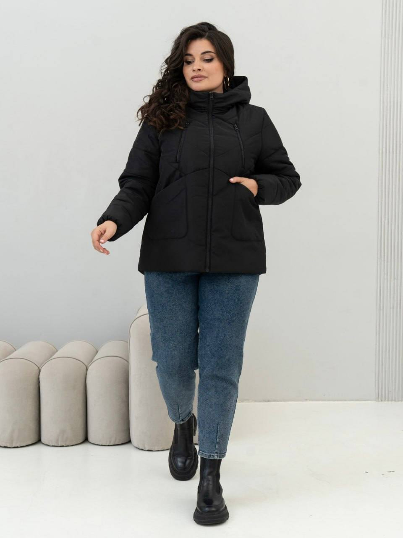 Демісезонна куртка UVENTUM модель 00431-1-mt Фото