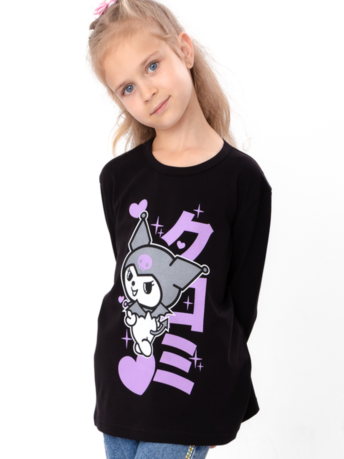 Лонгслів Носи своє модель 6363-036-33-5-2-chornij-kuromi Фото