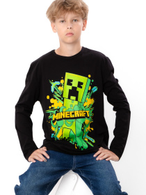 Лонгслів Носи своє модель 6363-036-33-1-1-chornij-minecraft Фото