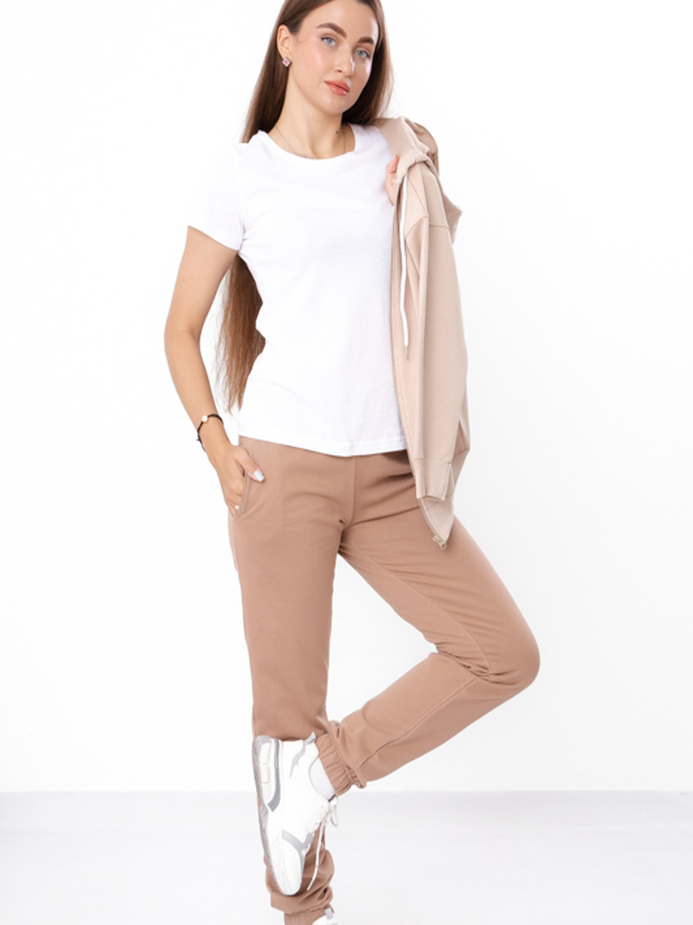 Джоггеры Носи своє модель 8391-023-kava Фото