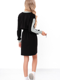 Сукня міні Носи своє модель 6389-057-chornij-srij-nefrit Фото