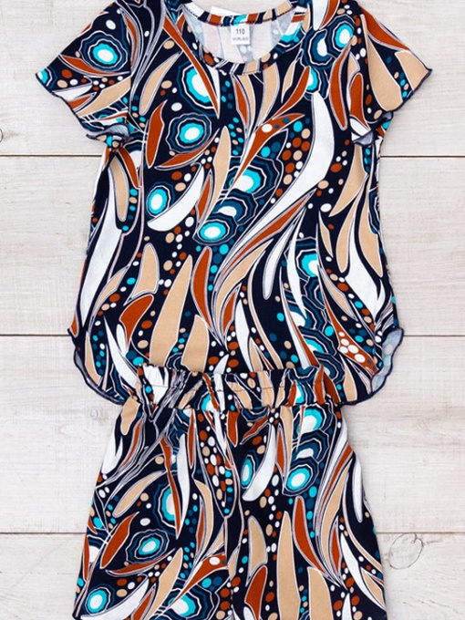 Пижама Носи своє модель 6372-002-1-abstrakcq-na-chornilxno-sinxomu Фото